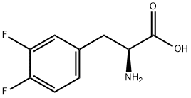DL-3,4-二氟苯丙氨酸,32133-36-1,结构式