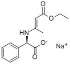 sodium (R)-[(3-ethoxy-1-methyl-3-oxoprop-1-enyl)amino]phenylacetate|