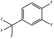 3,4-ジフルオロベンゾトリフルオリド 化学構造式