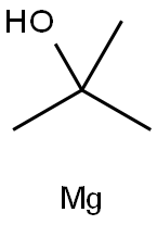 マグネシウムビス(2-メチル-2-プロパノラート) 化学構造式