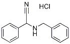 alpha-(Benzylamino)phenylacetonitrile hydrochloride 结构式