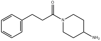 1-(3-phenylpropanoyl)piperidin-4-amine,321597-50-6,结构式