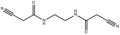 N,N'-ethylenebis[2-cyanoacetamide] 结构式