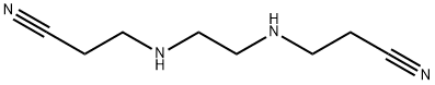 3,3'-(ethylenediimino)bispropiononitrile  Struktur