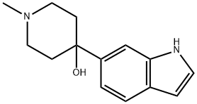 4-(1H-INDOL-6-YL)-1-METHYL-PIPERIDIN-4-OL Struktur