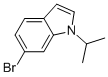 6-BROMO-1-ISOPROPYL-1H-INDOLE 化学構造式