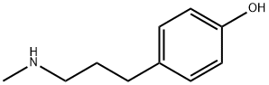 p-[3-(メチルアミノ)プロピル]フェノール 化学構造式