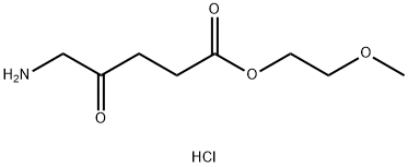 5-アミノ-4-オキソペンタン酸2-メトキシエチル 化学構造式