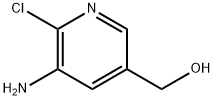 (5-AMino-6-chloro-pyridin-3-yl)-Methanol Struktur