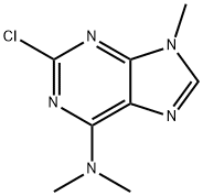 2-Chloro-N,N,9-trimethyl-9H-purin-6-amine Struktur