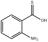 2-アミノチオ安息香酸 化学構造式