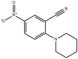 5-硝基-2-哌啶苯甲腈,32188-75-3,结构式