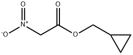 Acetic acid, nitro-, cyclopropylmethyl ester (9CI) Struktur