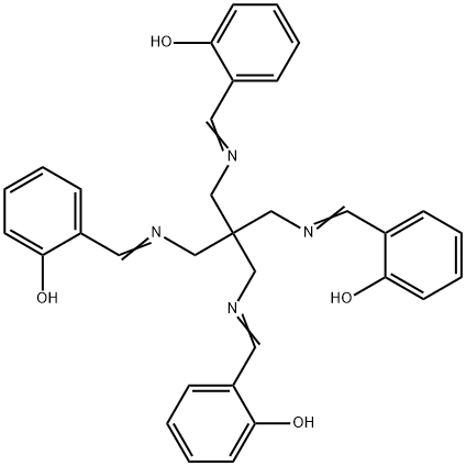 2,2'-[[2,2-bis[[[(2-hydroxyphenyl)methylene]amino]methyl]propane-1,3-diyl]bis(nitrilomethylidyne)]bisphenol,3221-64-5,结构式