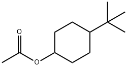 酢酸 4-tert-ブチルシクロヘキシル 化学構造式