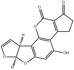 黄曲霉素 P1 结构式