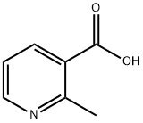 2-メチルニコチン酸 化学構造式