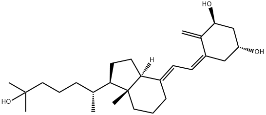 1,25-二羟基维生素D3,32222-06-3,结构式