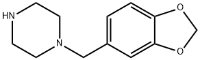 1-ピペロニルピペラジン 化学構造式