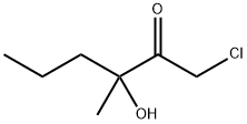2-Hexanone,  1-chloro-3-hydroxy-3-methyl- Struktur