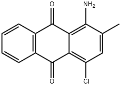 1-氨基-4-氯-2-甲基蒽醌 结构式