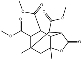 Octahydro-6,7a-dimethyl-2-oxo-3,6-methanobenzofuran-4,5,8-tricarboxylic acid trimethyl ester|