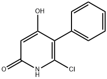 2-Chloro-4,6-dihydroxy-3-phenylpyridine Structure