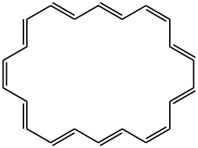 Cyclodocosane-1,3,5,7,9,11,13,15,17,19,21-undecene Structure