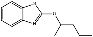 Benzothiazole, 2-(1-methylbutoxy)- (9CI) Struktur