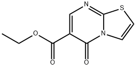 5-オキソ-5H-チアゾロ[3,2-A]ピリミジン-6-カルボン酸エチル 化学構造式