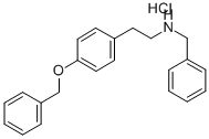 N-苄基-2-(苄氧苯基)乙胺 结构式
