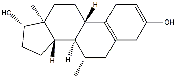 3-Methoxy-7β-Methyl-estra-2,5(10)-dien-17β-ol, 32297-42-0, 结构式