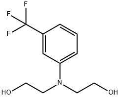 Ethanol,2,2'-[[3-(trifluoroMethyl)phenyl]iMino]bis- Structure