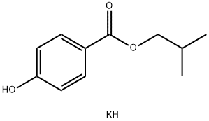 potassium isobutyl 4-oxidobenzoate Struktur