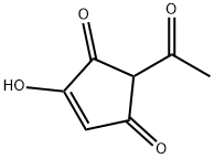 4-Cyclopentene-1,3-dione, 2-acetyl-4-hydroxy- (9CI),323187-85-5,结构式