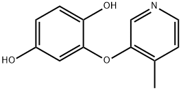 1,4-Benzenediol, 2-[(4-methyl-3-pyridinyl)oxy]- (9CI),323194-06-5,结构式
