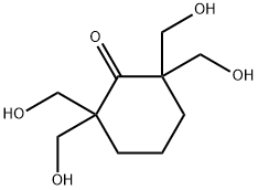 Cyclohexanone, 2,2,6,6-tetrakis(hydroxyMethyl)- Structure