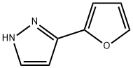 3-(2-呋喃)-1H-吡唑, 32332-98-2, 结构式