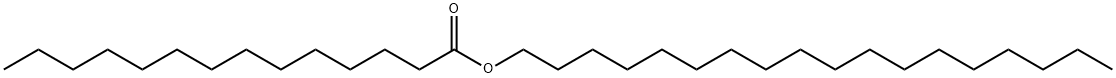 ミリスチン酸オクタデシル 化学構造式