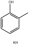 potassium o-cresolate Struktur