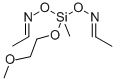 [(2-メトキシエトキシ)メチル]ビス[(エチリデンアミノ)オキシ]シラン 化学構造式