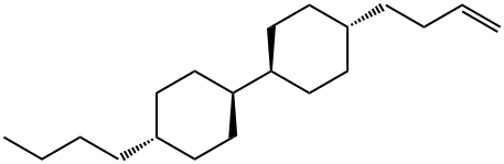 TRANS,TRANS-4-BUT-3-ENYL-4''-BUTYL-BICYCLOHEXYL 结构式