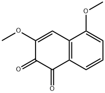 3,5-Dimethoxy-1,2-naphthalenedione,32358-78-4,结构式