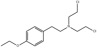 N,N-Bis(2-chloroethyl)-4-ethoxyphenethylamine 结构式