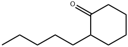 2-戊基环己-1-酮,32362-97-3,结构式