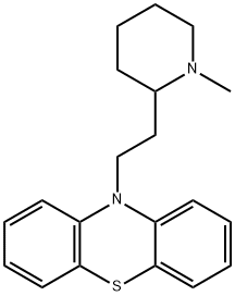 Phenothiazine, 10-(2-(1-methyl-2-piperidyl)ethyl)- Structure