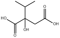 2-HYDROXY-2-ISOPROPYLSUCCINIC ACID Structure