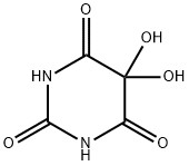5,5-dihydroxyperhydropyrimidinetrione Structure