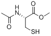 N-アセチル-L-システインメチル 化学構造式