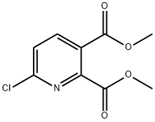 6-氯吡啶-2,3-二甲酸甲酯, 32383-03-2, 结构式